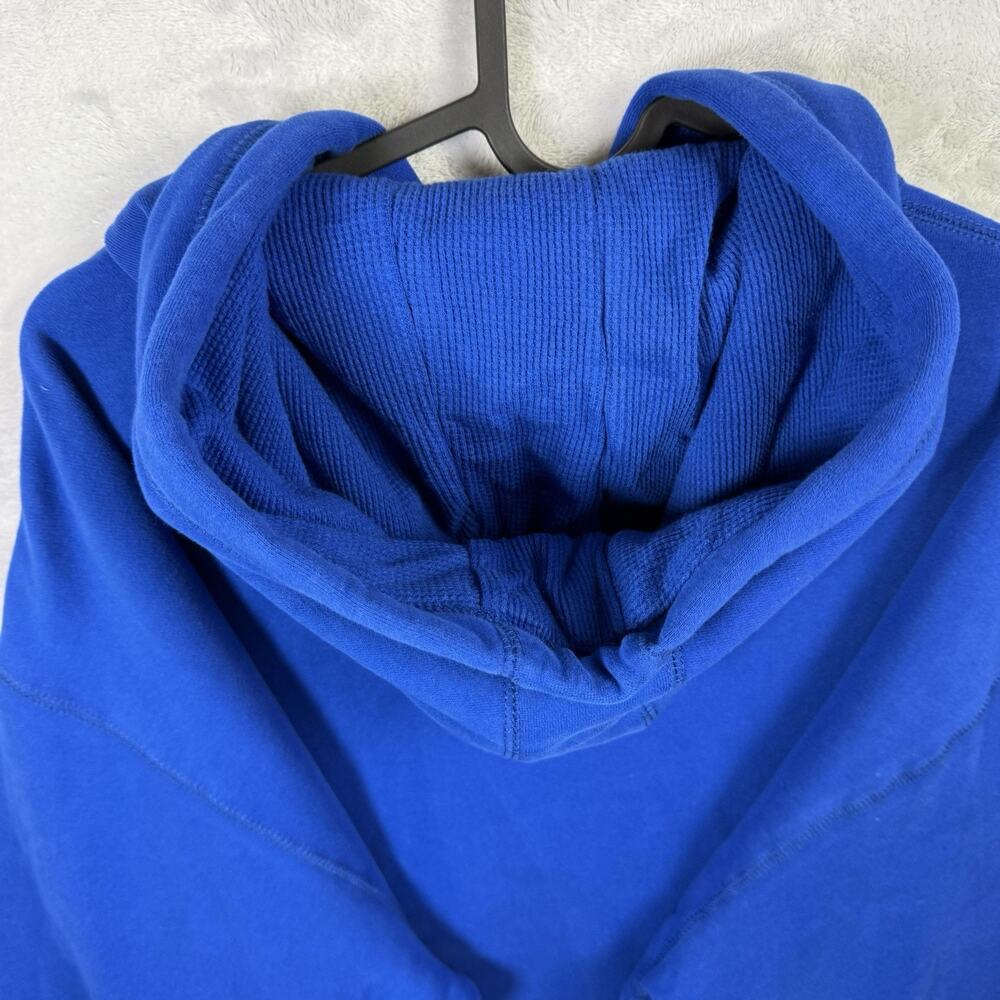 Kansas Jayhawks Hooded Sweatshirts Men's XL Blue Soft Campus Drive Embroidered - Picture 13 of 14